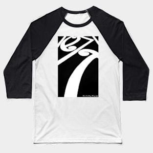 Bold effect and design in black and white. Baseball T-Shirt